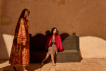 Load image into Gallery viewer, Vintage Kimono with Rich Burgundy Florals
