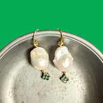 Load image into Gallery viewer, Baroque Pearl Clove Earrings
