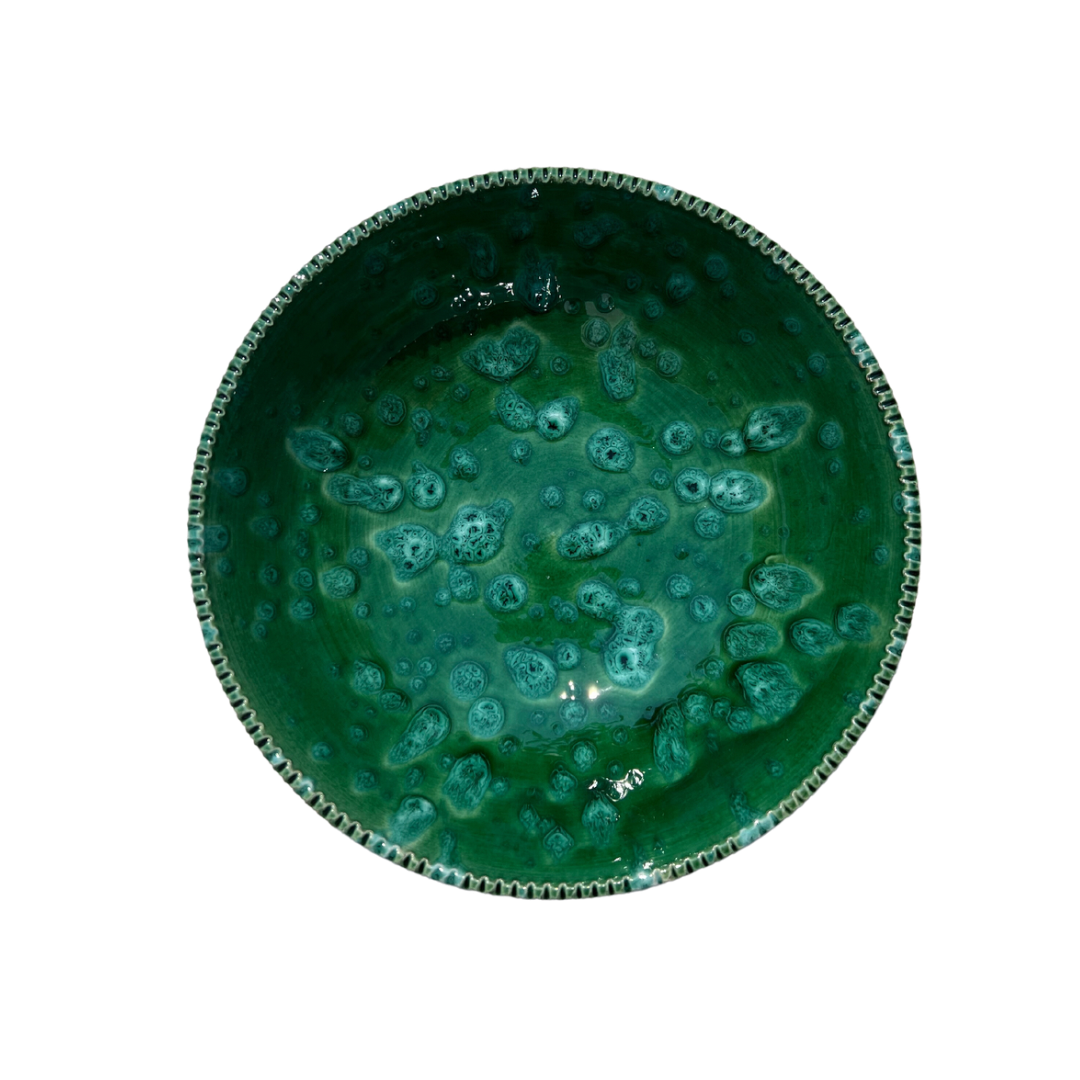 Christmas Dinner : Dark Emerald Ceramic Set
