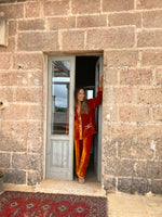 Load image into Gallery viewer, Arancia Luxury Velvet Pyjama Set
