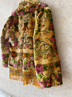Load image into Gallery viewer, Vintage Kimono Jacket with Cherubs
