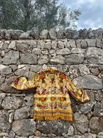 Load image into Gallery viewer, Vintage Kimono Jacket with Cherubs
