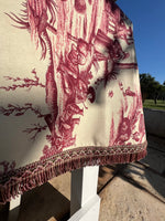 Load image into Gallery viewer, Toile du Jouy Bordeaux Table Cloth
