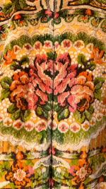 Load image into Gallery viewer, Vintage Kimono Jacket with Cherubs &amp; Bouquets
