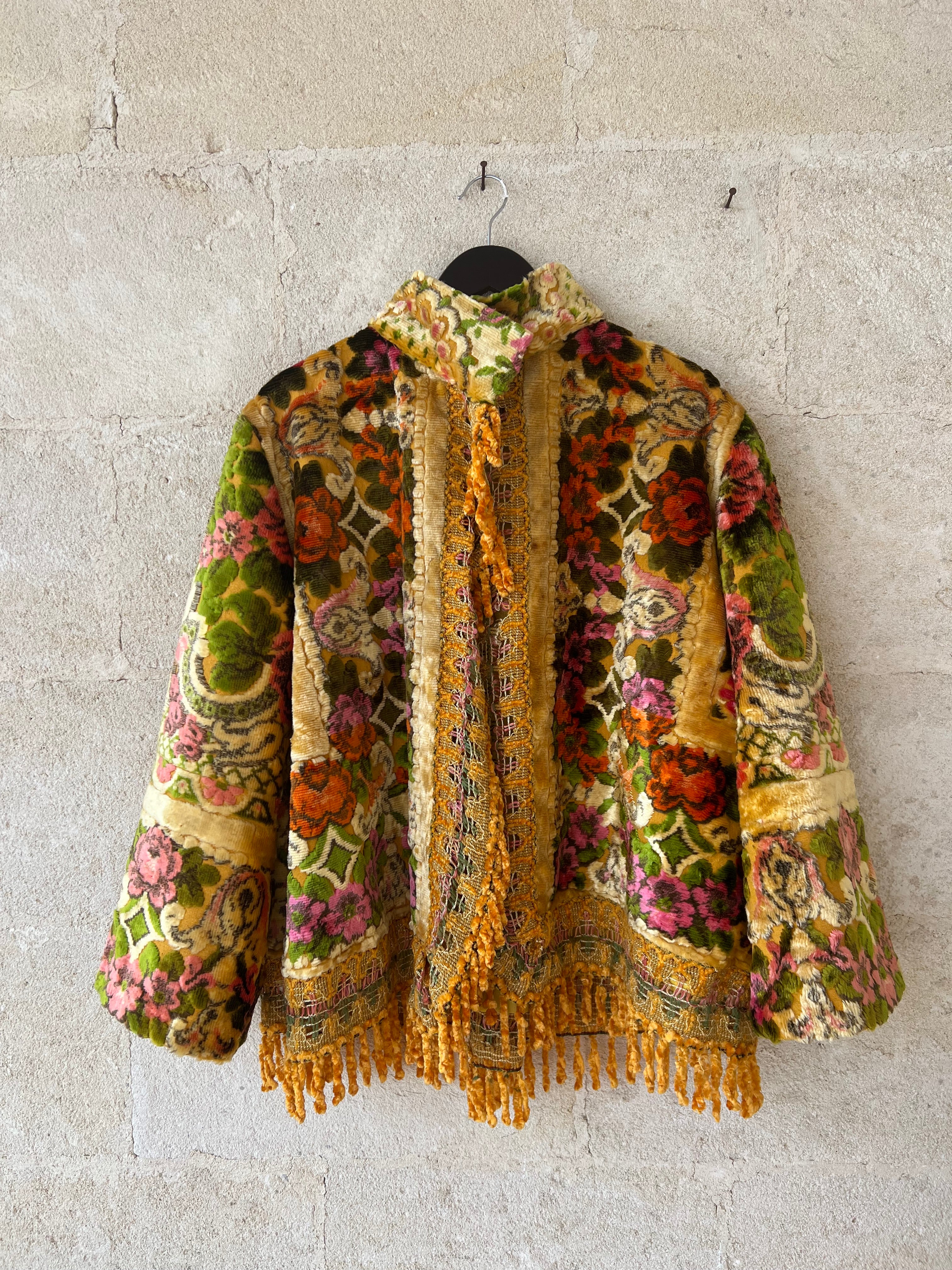 Vintage Kimono Jacket with Cherubs