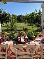 Load image into Gallery viewer, Toile du Jouy Bordeaux Table Cloth
