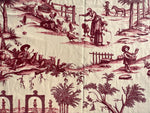 Load image into Gallery viewer, Toile du Jouy Bordeaux Table Cloth
