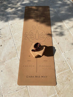 Load image into Gallery viewer, Natural Cork Yoga Mat with Agave Design
